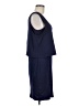 Venus Solid Blue Casual Dress Size M - photo 4