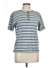 Assorted Brands Blue Short Sleeve Henley Size L - photo 1