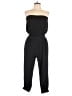 Bishop + Young 100% Rayon Solid Black Jumpsuit Size M - photo 1