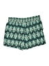 Wildfox 100% Rayon Print Teal Shorts Size Lg (3 or L) - photo 2
