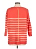 Zuda 100% Cotton Stripes Orange Pullover Sweater Size M - photo 2