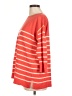 Zuda 100% Cotton Stripes Orange Pullover Sweater Size M - photo 5