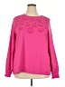Talbots 100% Cotton Hearts Pink Pullover Sweater Size 2X - photo 1