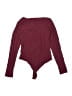 Unbranded Burgundy Bodysuit Size M - photo 2