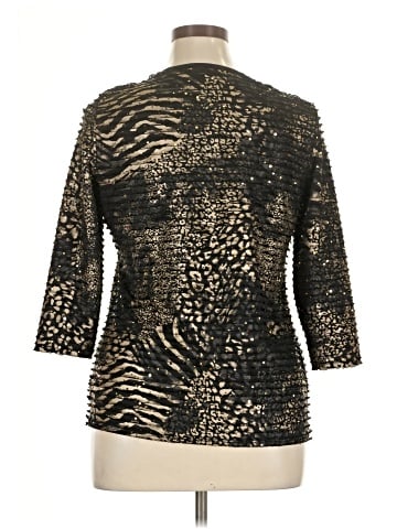 JM Collection 3/4 Sleeve Top (view 2)