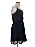 New Look 100% Polyester Solid Blue Cocktail Dress Size S - photo 4