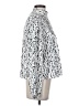 Maison d' Amelie Animal Print Silver Long Sleeve Blouse Size S - photo 4