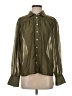 Gap 100% Polyester Green Long Sleeve Blouse Size S - photo 1