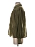 Gap 100% Polyester Green Long Sleeve Blouse Size S - photo 5