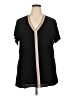 Pitusa Black Short Sleeve Top Size XXL (estimated) - photo 1