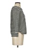 Madewell Stripes Black Gray 3/4 Sleeve Top Size XS - photo 4