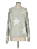 Fantastic Fawn 100% Nylon Stars Silver Pullover Sweater Size S - photo 1