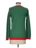 NORTHER POLE 100% Acrylic Green Pullover Sweater Size S - photo 2