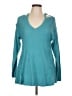 Skye's The Limit Teal Pullover Sweater Size L - photo 1