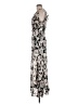 Topshop 100% Polyester Floral Gray Casual Dress Size 6 (estimated) - photo 5