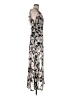 Topshop 100% Polyester Floral Gray Casual Dress Size 6 (estimated) - photo 4