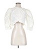 Danielle Bernstein Ivory 3/4 Sleeve Blouse Size S - photo 1