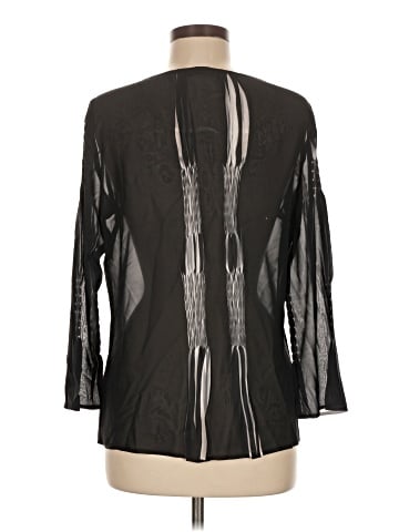 August Silk Long Sleeve Blouse (view 2)