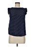 Monteau Polka Dots Blue Sleeveless Blouse Size M - photo 1