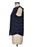 Monteau Polka Dots Blue Sleeveless Blouse Size M - photo 5