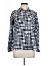 J.Crew Checkered-gingham Blue Long Sleeve Button-Down Shirt Size 10 - photo 1