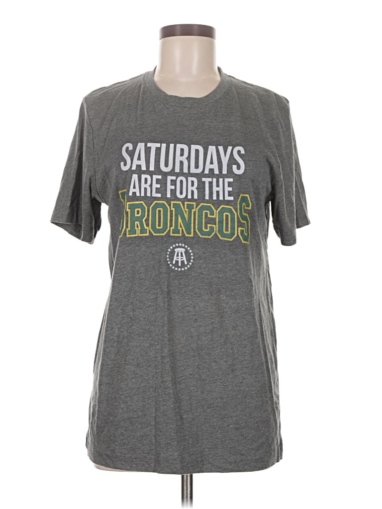 Pre-owned Bella+canvas Short Sleeve T-shirt In Gray