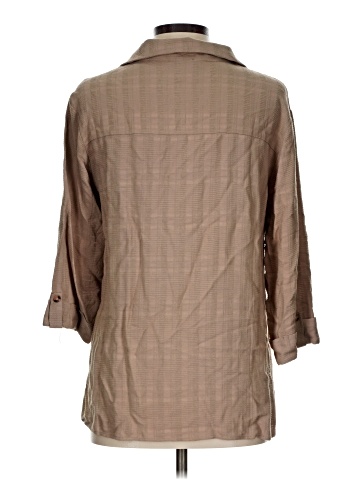 Naif 3/4 Sleeve Button-Down Shirt (view 2)
