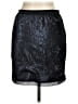 Three Dots Metallic Black Silver Formal Skirt Size M - photo 2