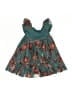 Mia Joy 100% Polyester Floral Teal Dress Size 2 - photo 2
