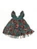Mia Joy 100% Polyester Floral Teal Dress Size 2 - photo 1