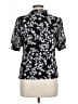 Perseption Concept Black Short Sleeve Blouse Size L - photo 2