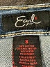 Earl Jean Chevron-herringbone Blue Jeans Size 8 - photo 4