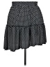 Assorted Brands Polka Dots Black Casual Skirt Size XXL - photo 2