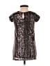 Assorted Brands 100% Nylon Silver Black Cocktail Dress Size S - photo 2