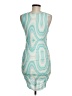 Shein Graphic Teal Cocktail Dress Size 6 - photo 2