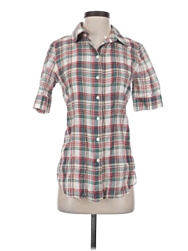 Elizabeth And James Short Sleeve Button Down Shirt