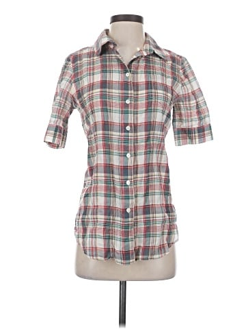 Elizabeth and James Short Sleeve Button-Down Shirt (view 1)