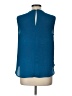 Mossimo 100% Polyester Teal Sleeveless Blouse Size L - photo 2