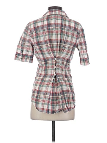 Elizabeth and James Short Sleeve Button-Down Shirt (view 2)