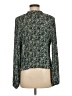 Boden 100% Polyester Green Long Sleeve Blouse Size 6 - photo 2