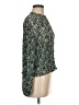 Boden 100% Polyester Green Long Sleeve Blouse Size 6 - photo 4