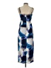 Taylor 100% Polyester Tie-dye Blue Cocktail Dress Size 2 - photo 2