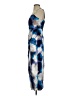 Taylor 100% Polyester Tie-dye Blue Cocktail Dress Size 2 - photo 5