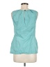 Unbranded 100% Cotton Teal Sleeveless Blouse Size 6 - photo 2