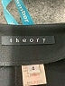 Theory Solid Black Formal Skirt Size 4 - photo 4