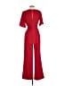 Harlyn 100% Polyester Solid Red Jumpsuit Size XS - photo 2
