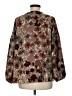 Grade & Gather 100% Polyester Brown 3/4 Sleeve Blouse Size M - photo 2