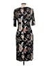 Connected Apparel Print Black Cocktail Dress Size 10 - photo 2