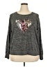 Inspired Hearts Hearts Gray Pullover Sweater Size 2X - photo 1