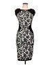 Jax Animal Print Black Cocktail Dress Size L - photo 1